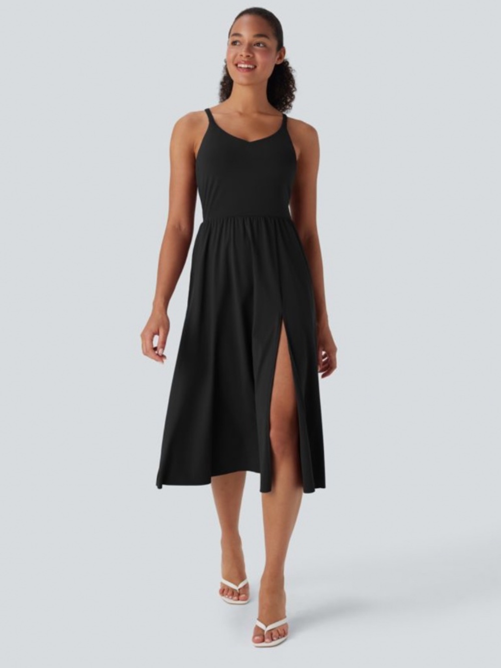 Halara Everyday Midi Chill Dress-La Land (A-C Cups)